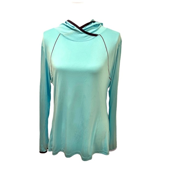 cascade sports Tops - Cascade Sport Performance 100% polyester Speed Dri hoodie size large